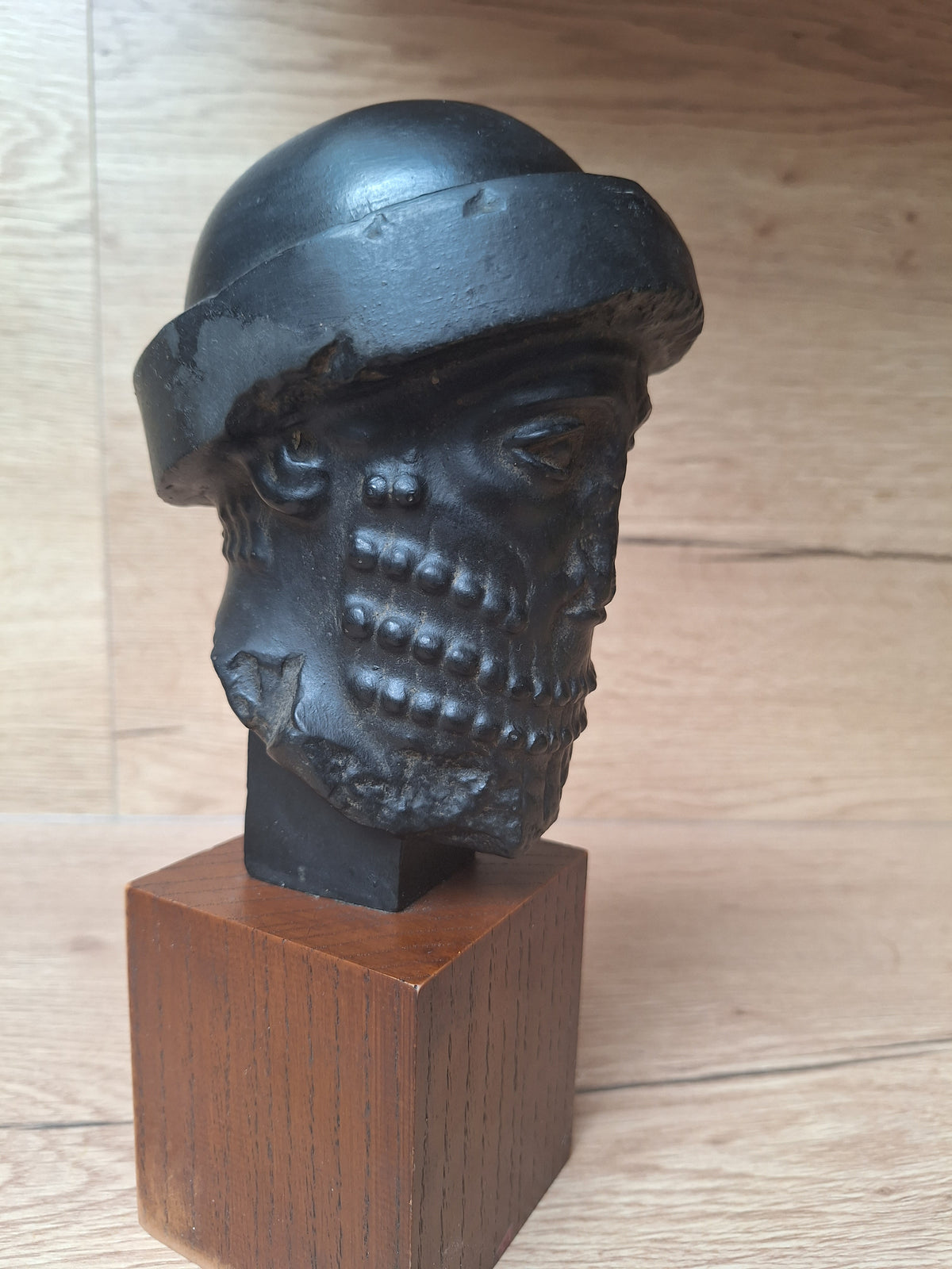 Tête royale dite « Hammurabi » – Reproduction d'œuvre du Louvre – Mésopotamie