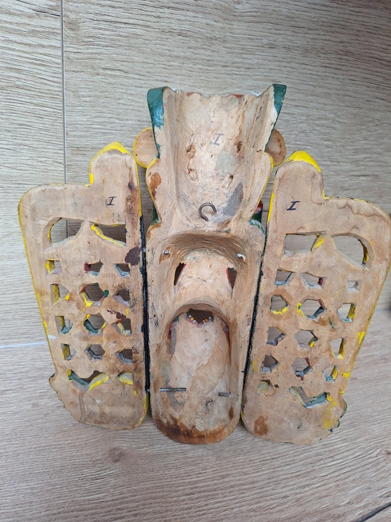 Masque Maha Kola – Les 18 Sanni – Sanni Yakuma – Art traditionnel du Sri Lanka