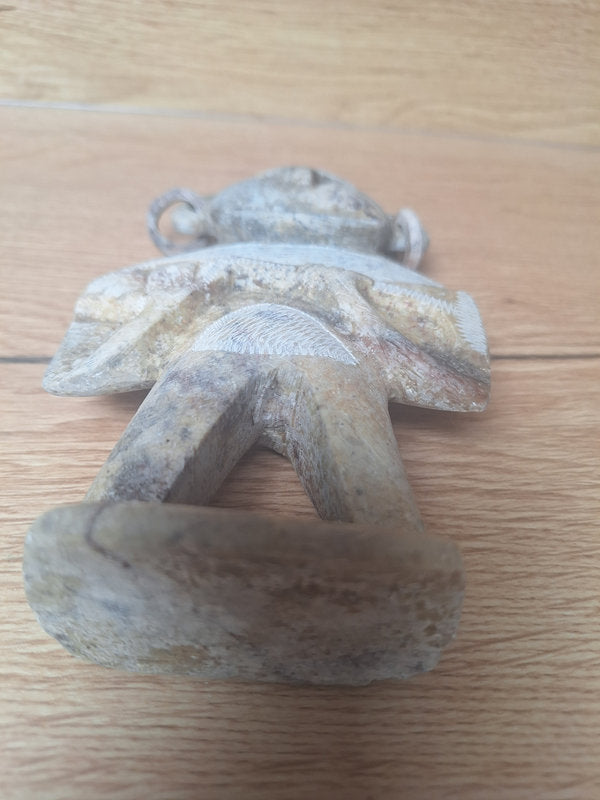 Statuette Mbigou en pierre tendre – Sculpture artisanale du Gabon – Art africain