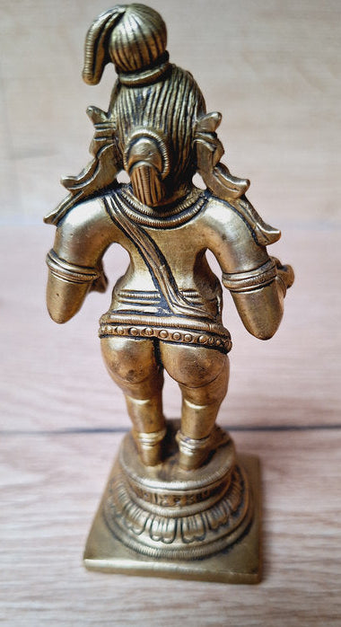 Laddu Gopal – Krishna Enfant en laiton massif – Statue Divinité hindoue, Inde, Asie.