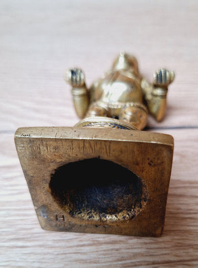 Laddu Gopal – Krishna Enfant en laiton massif – Statue Divinité hindoue, Inde, Asie.
