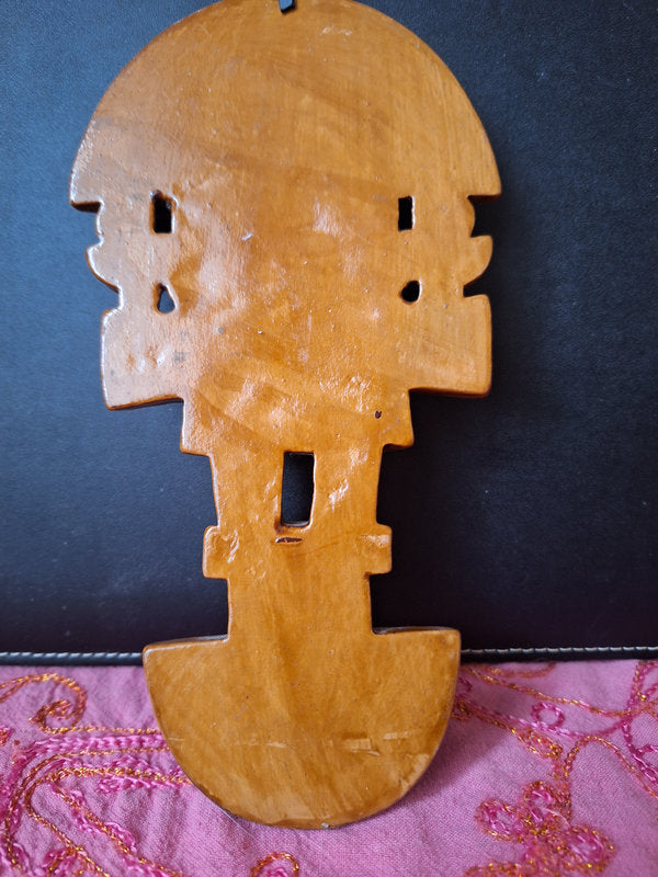 Tumi cérémoniel du Pérou – Sculpture en céramique – Art précolombien Chimú / Inca – 20 cm