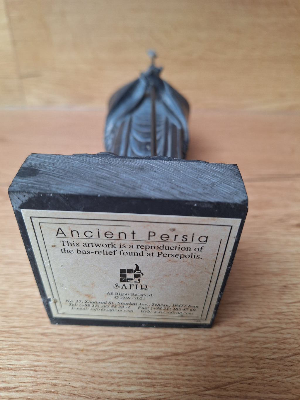 Statue de garde perse de Persépolis – Reproduction SAFIR – Art achéménide – 27 cm