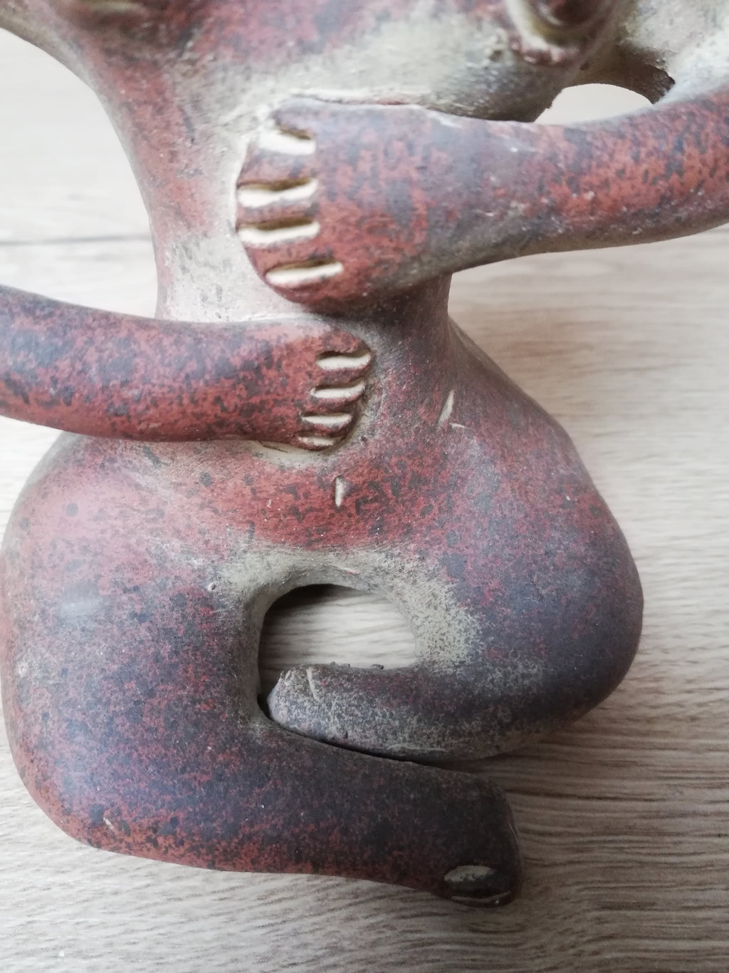 Statuette Femme Précolombienne Mexique – Terre Cuite 19,5 cm – Art Mésoaméricain