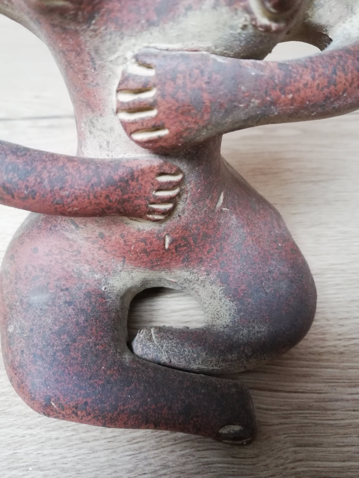 Statuette Femme Précolombienne Mexique – Terre Cuite 19,5 cm – Art Mésoaméricain