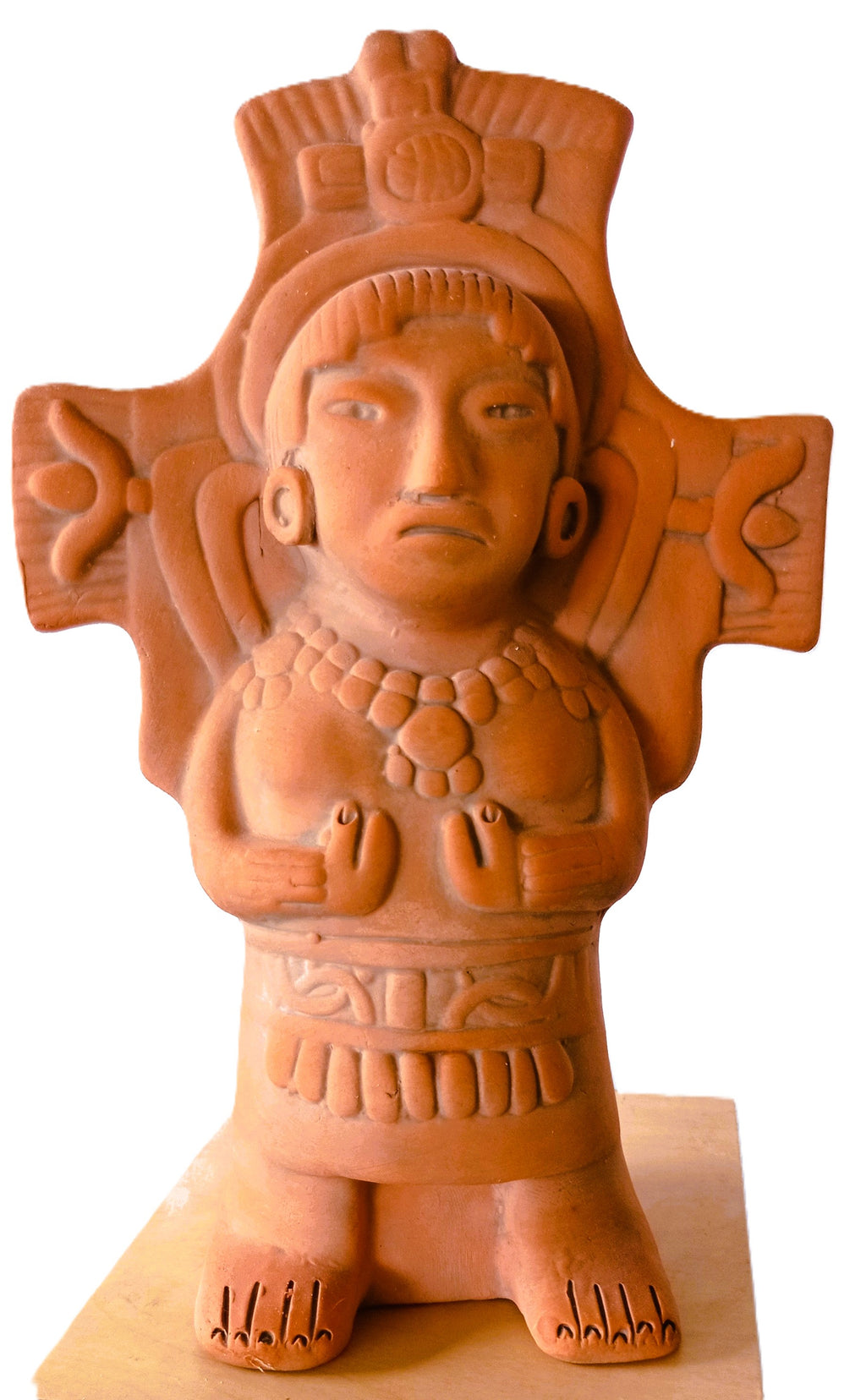 Statuette féminine en terre cuite – Style Jalisco, Mexique – Art précolombien – 34 cm