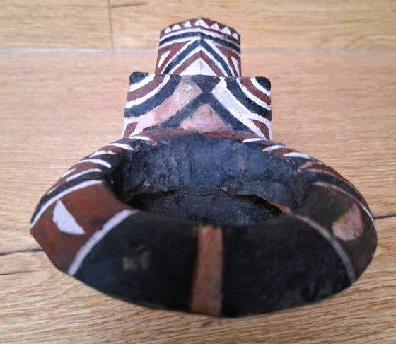 Masque buffle de style Bwa en bois polychrome – Burkina Faso – Art africain