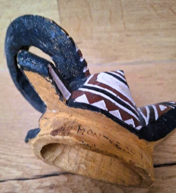 Masque buffle de style Bwa en bois polychrome – Burkina Faso – Art africain