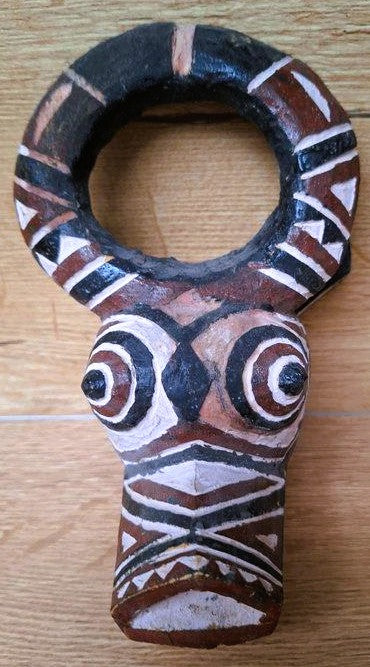 Masque buffle de style Bwa en bois polychrome – Burkina Faso – Art africain