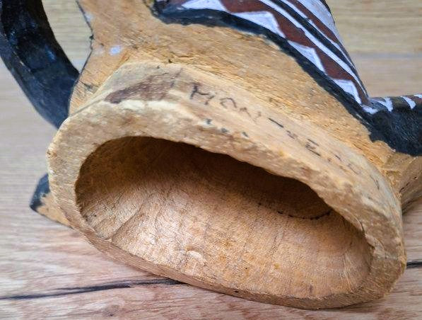 Masque buffle de style Bwa en bois polychrome – Burkina Faso – Art africain